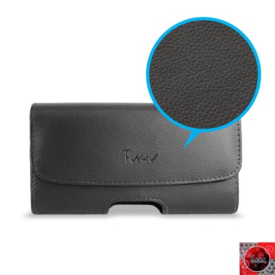 Custodia Per Cintura Flip Verticale In Similpelle Nera - Taglia L - Foto 10