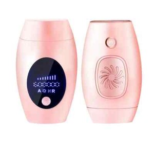 Portable IPL Laser Permanent Hair Removal Pink Machine for Facial Body Beauty