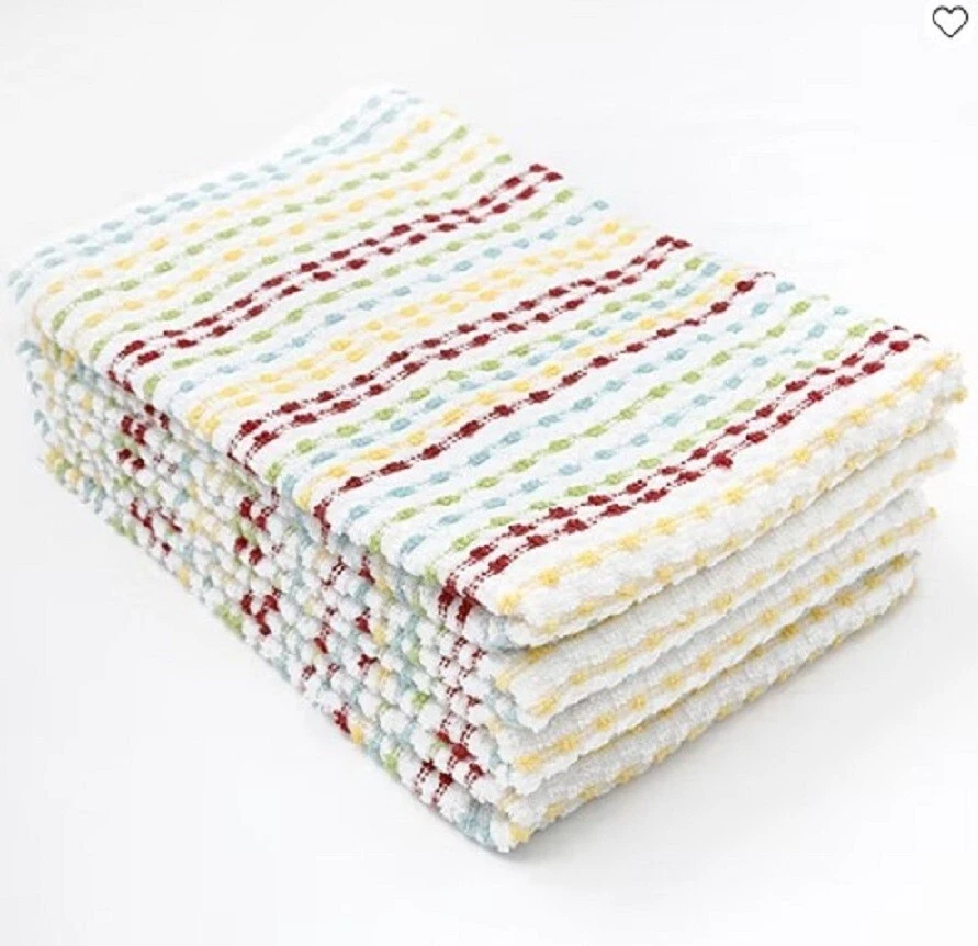 Fregona de bar Ritz Pebble PM multi 4 piezas 16 x 18 pulgadas toalla de barra suave de algodón de cocina Foto 2 de 2