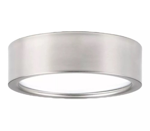 Progress Lighting P3631-LED Portal 1 Light 9" LED Flush Mount - Nickel - Picture 2 of 5