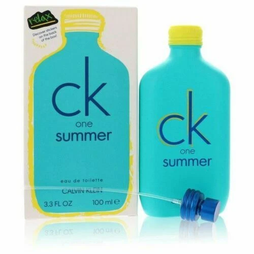 Ck One Summer 2020 por Calvin Klein 3,3 OZ eau de toilette spray unisex Foto 2 de 3