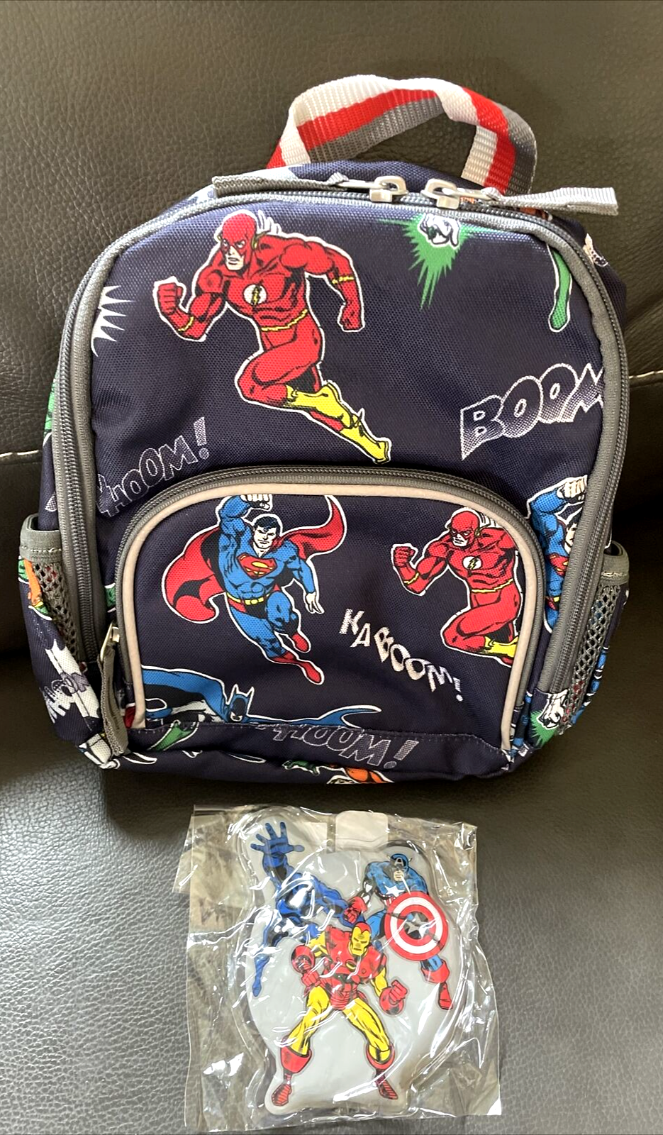 PONY Zaino Disney scuola fienile ceramica Spider man borsa supereroe Marvel avengers.