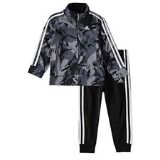 adidas Little Boys' Tricot Jacket  Pant Clothing Set NWT