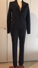 TAILLEUR NUOVO MARY DEEP Firenze 46 BLU TWIN Made in italy COMPLETO Giacca PEPE