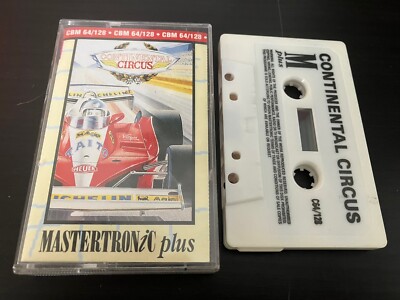 Commodore 64 C64/128 Mastertronic Spiel * Continental Circus * komplett