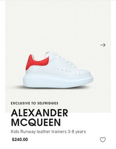 alexander mcqueen kids trainers