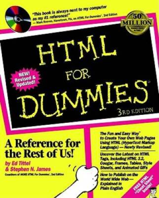 HTML For Dummies - Paperback By Tittel, Ed - ACCEPTABLE