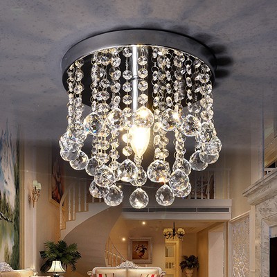 Modern Chandelier Crystal Glass Led Ceiling Light Fixture Pendant