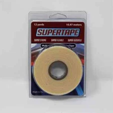 SuperTape Low Profile 3/4" x 12' Lace Wig Weft Hair Extensions Double Sided Tape