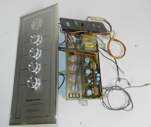 Magnavox 40P252 Record Player Replacement Amplifier Control Panel Assembly