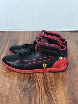 Invloed Minister dief Puma Ferrari Driving Racing Shoes High Top Black Red Men's Size 11 Nice Shape | eBay Invloed Minister dief Puma Ferrari Driving Racing Shoes High Top Black Red Men's Size 11 Nice Shape | eBay
