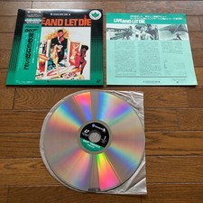 James Bond 007 LIVE AND LET DIE ROGER MOORE Laserdisc LD Japan W/Obi