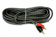 Lord of Bass 17 ft RCA Cable Wire Car Audio Amplifier 2 Channel Interconnect 