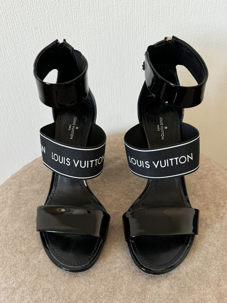 EU38 　ルイヴィトン LOUIS VUITTON　ヒール　黒レザー　227A ウィメンズ ウィメンズ パンプス カタログ｜ルイ・ヴィトン 公式