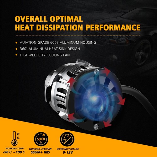 Fendinebbia LED AUXBEAM 9006 HB4 per Lexus IS250 / IS350 2006-2010 - Foto 7 di 12