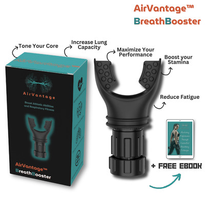 AirVantage Natural Breathing Exerciser Trainer For Drug-Free Respiratory Therapy