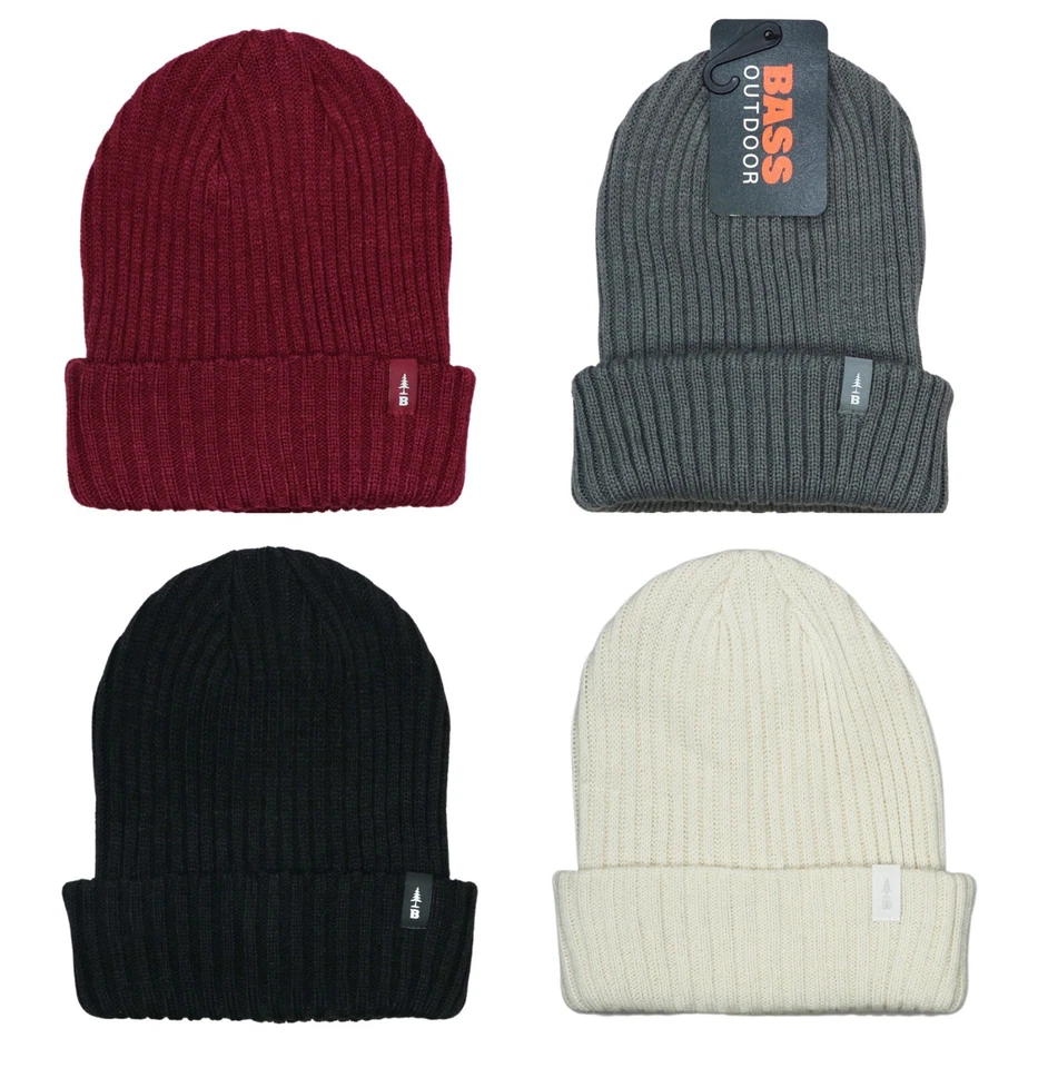 Bass Outdoor Trail Loop Knit Women's Winter Beanie Hat NWT