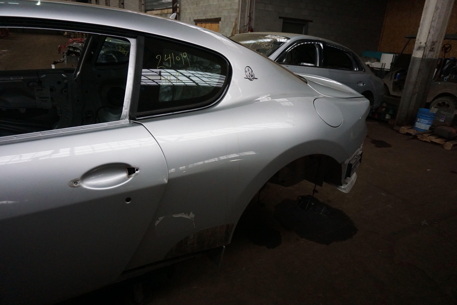 Rear Left Quarter Panel Body Structural Metal Cut Maserati GranTurismo S 2013