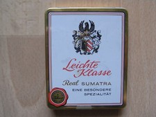 Blechschachtel mit Deckel "Leichte Klasse"  Real Sumatra  Heinecke