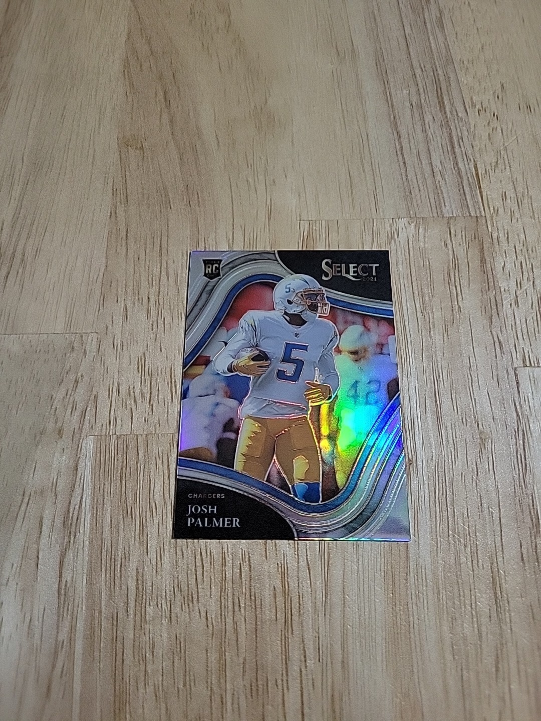 2021 Select JOSH PALMER Field Level Silver Prizm #366 Rookie RC LA Chargers SP