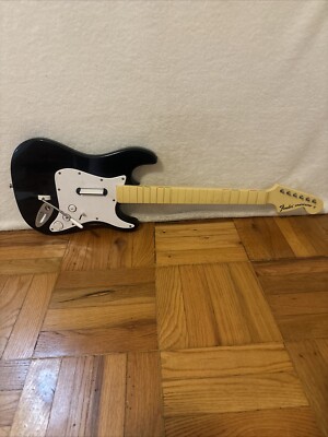 PS3 RockBand Harmonix Fender Stratocaster Wireless Guitar FOR PARTS OR REPAIR