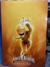 POWER RANGERS ORIGINS VERY RARE  FRAME POSTER —- FROM SABAN EMPLOYEE OFFICE