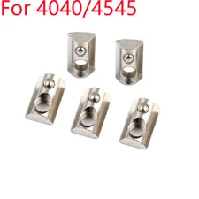 M4 M5 M6 M8 T-Nut Round Roll T Slot Spring Nut 4040/4545 Series Nickel Plated