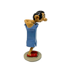 Figurine Gaston Lagaffe et la moto SAPETOKU - PLASTOY COLLECTOYS 00305