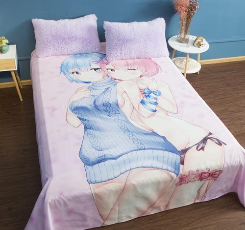 Re:Zero kara Hajimeru Isekai Seikatsu Anime bettlaken betttücher Sheet Bedsheet - Picture 4 of 9