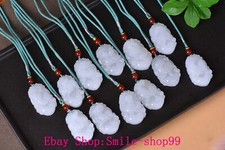 1.3" China Jade Carved Fengshui 12 Zodiac Year Animal Brand Amulet Pendant