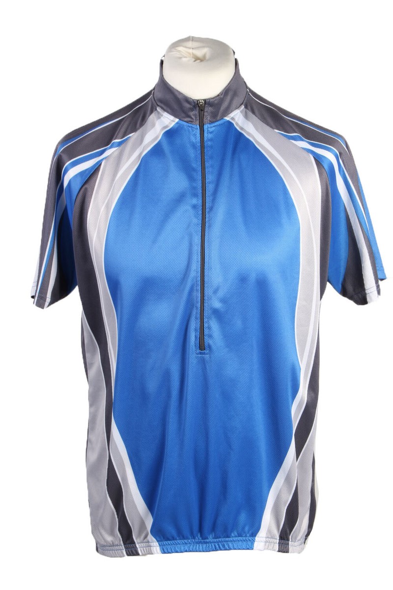 Crane Cycling Jersey Short Sleeve Half Zip With Back Pockets Size