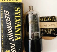 Sylvania Electron Tube 6BQ6GTA In Box Untested Vintage Electronics ELECTUBE