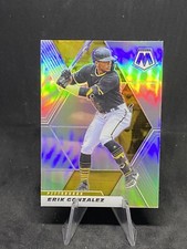 Erik Gonzalez 2021 Mosaic Silver SP Prizm Card #114 Pirates Baseball