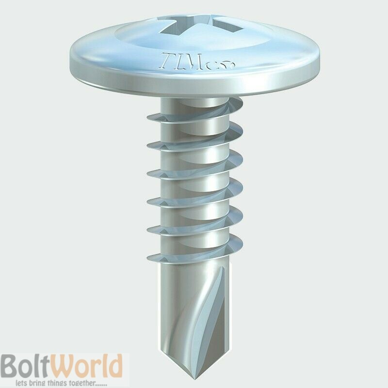 4.2 x 13.5 WAFER HEAD DRYWALL / DRY LINING SCREWS, SELF DRILLING ZINC PLATED eBay