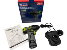 Sealey CP108VCIW Cordless Impact Wrench 3/8InSq Drive 10.8V 2Ah Charger Battery