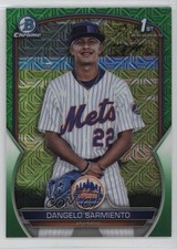 2023 Bowman Chrome Mega Box Green Mojo Refractor /99 Dangelo Sarmiento 1i3r