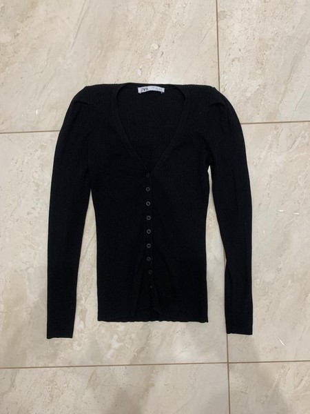 Women ZARA Sweater Black 40 / L / 48