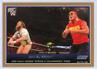 2015 Topps WWE Road to Wrestlemania Bronze Parallel: Complete Your Set 1-110