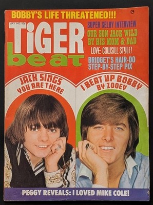 VTG Tiger Beat Magazine May 1970 Jack Wild Bobby Sherman Cowsills Complete Issue