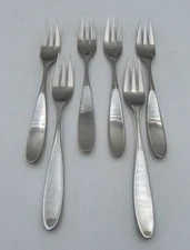 Towle Lauffer Magnum Stainless Flatware 18/8 Set 6 Dinner Forks Japan 7-3/4 Inch