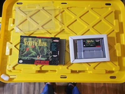 SECRET OF MANA SNES CART & BOX...GOOD CONDITION!!!