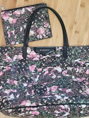 Givenchy Antigona Shopping Tote Black and Pink  w/ Bonus Pouch