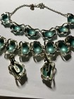 Vintage Rare Parue Set Bold Green Thermostat Unique Beveled Cut — photo 10