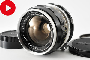 [US Duty Paid] Objectif Nikon Nikkor-S Auto 35 mm f2,8 non-Ai JAPON très...