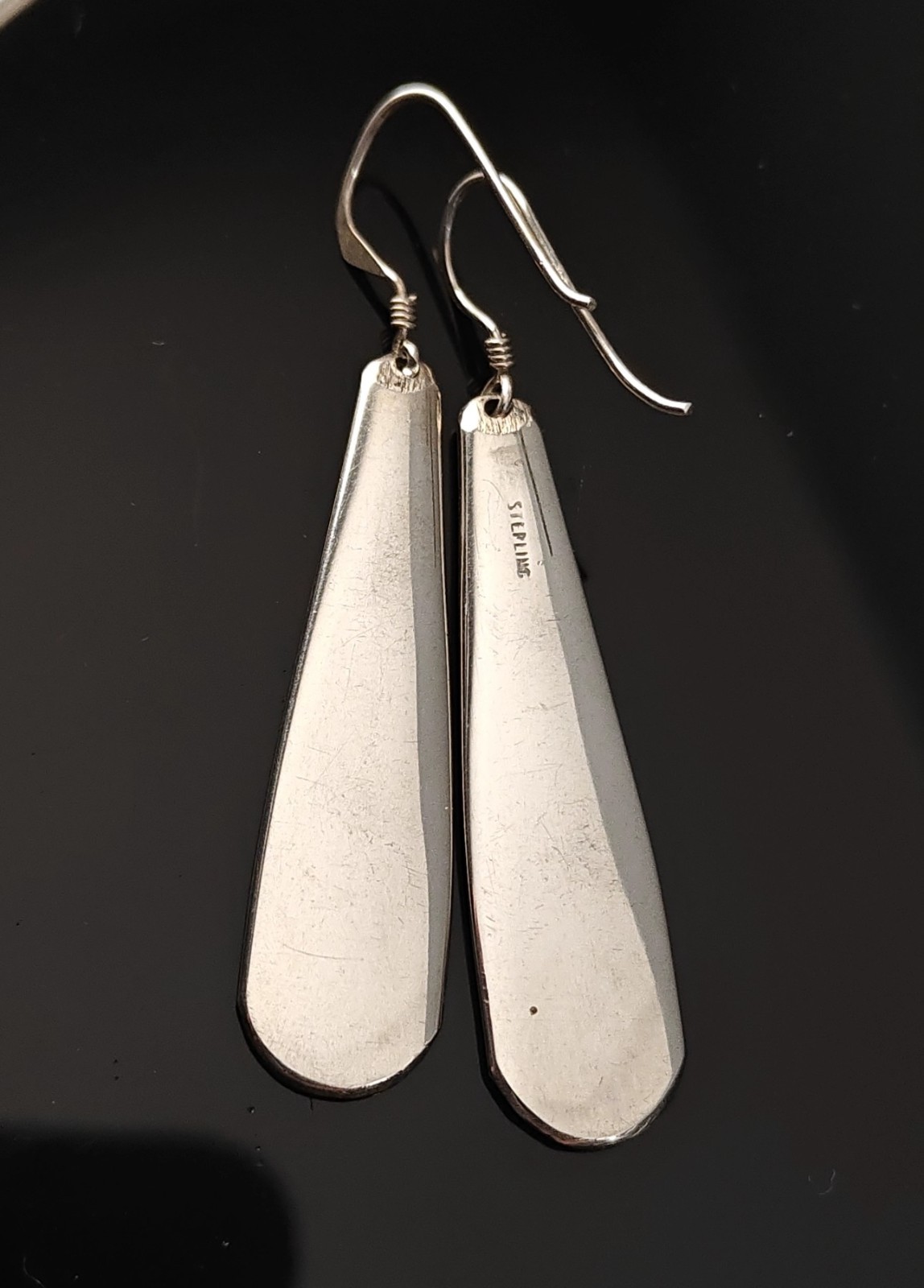 Handcrafted Solid Sterling Spoon Handles Earrings… - image 10
