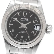 TUDOR Princess Date WG Bezel SS Women's Automatic Watch 92514