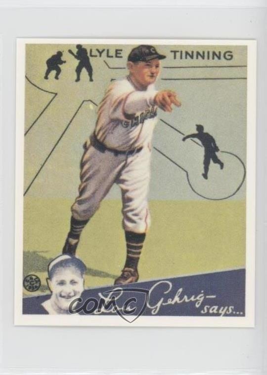 1985 Renata Galasso 1934 Goudey Big League Chewing Gum Reprints Lyle Tinning 0b0