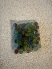 Bag of Assorted Glass Marbles