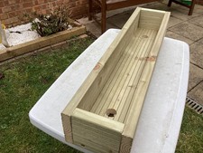 Wooden Garden Planter Trough Pressure Treated Boards 75 cm / 2ft 6” Free Postage