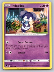 Indeedee 086/195 Silver Tempest Common Pokemon Card